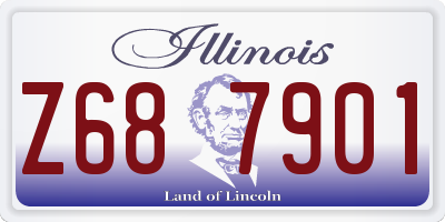 IL license plate Z687901
