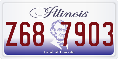 IL license plate Z687903