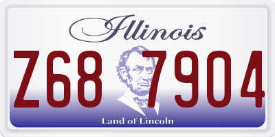 IL license plate Z687904