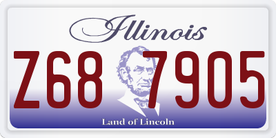 IL license plate Z687905