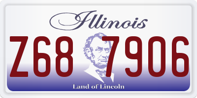IL license plate Z687906