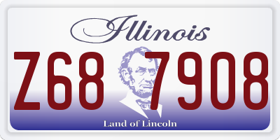 IL license plate Z687908