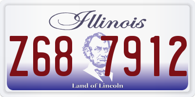 IL license plate Z687912
