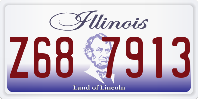 IL license plate Z687913