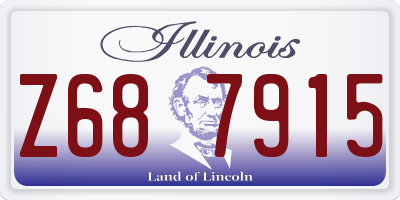 IL license plate Z687915