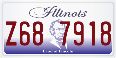 IL license plate Z687918