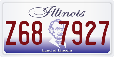 IL license plate Z687927