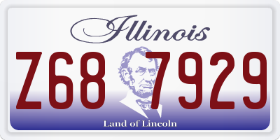 IL license plate Z687929