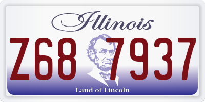 IL license plate Z687937