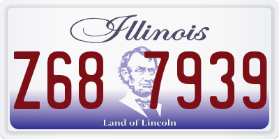 IL license plate Z687939