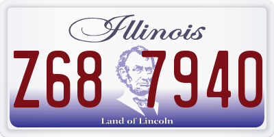 IL license plate Z687940