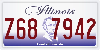 IL license plate Z687942