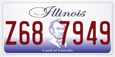 IL license plate Z687949