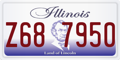 IL license plate Z687950