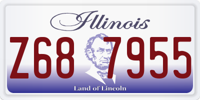 IL license plate Z687955