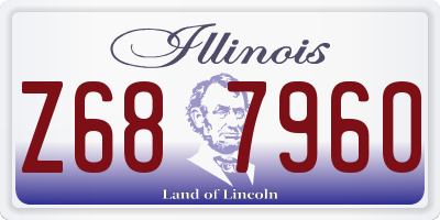 IL license plate Z687960