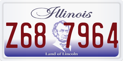IL license plate Z687964