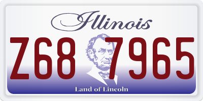 IL license plate Z687965