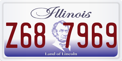 IL license plate Z687969