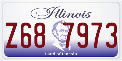 IL license plate Z687973