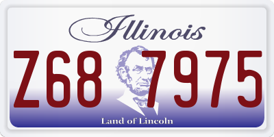 IL license plate Z687975