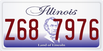 IL license plate Z687976
