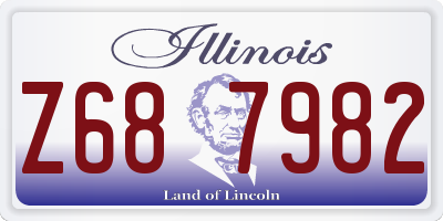 IL license plate Z687982