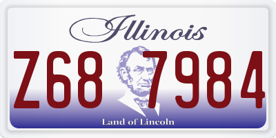 IL license plate Z687984