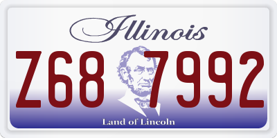 IL license plate Z687992