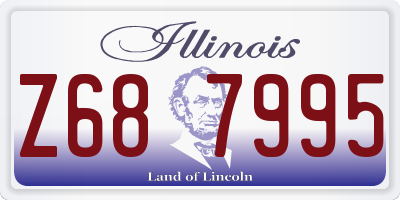 IL license plate Z687995