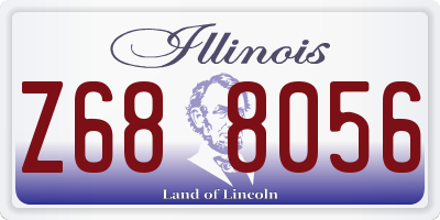 IL license plate Z688056