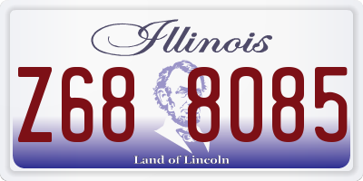 IL license plate Z688085