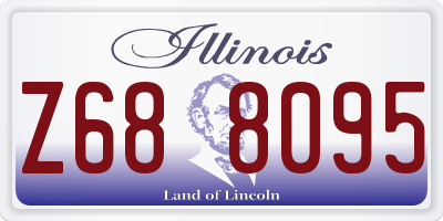 IL license plate Z688095