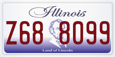 IL license plate Z688099
