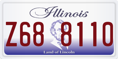 IL license plate Z688110