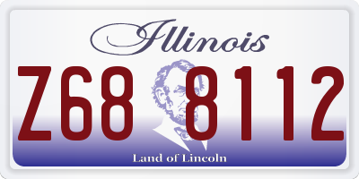 IL license plate Z688112