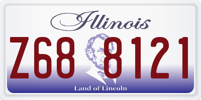 IL license plate Z688121