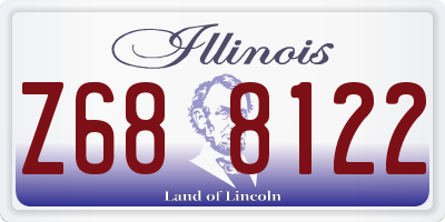 IL license plate Z688122