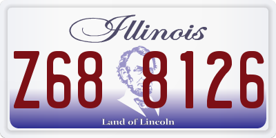 IL license plate Z688126