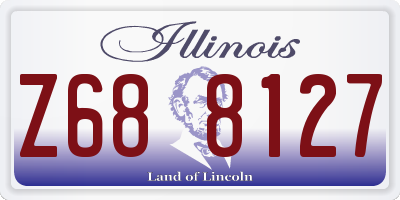 IL license plate Z688127