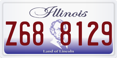 IL license plate Z688129