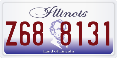 IL license plate Z688131