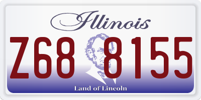 IL license plate Z688155