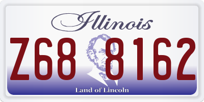 IL license plate Z688162