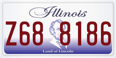 IL license plate Z688186