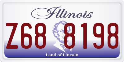 IL license plate Z688198