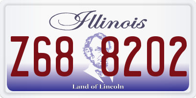IL license plate Z688202