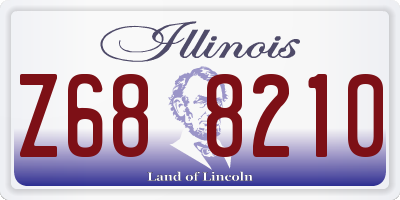 IL license plate Z688210