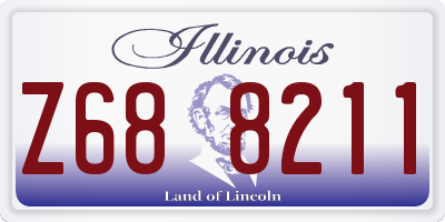 IL license plate Z688211