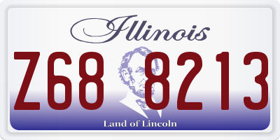 IL license plate Z688213
